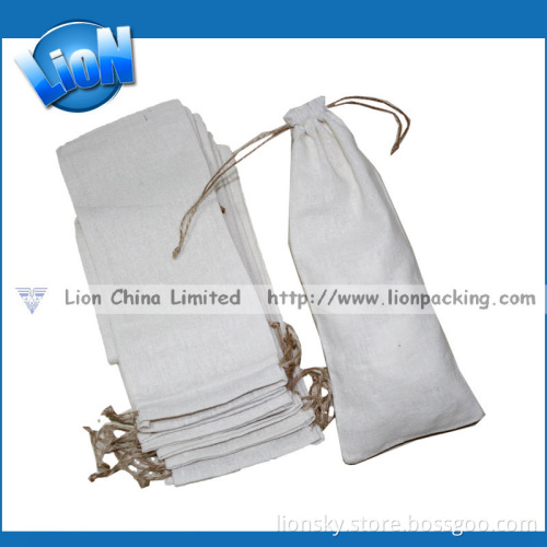 Jewelry Drawstring Cotton Linen Bag (L-068)
